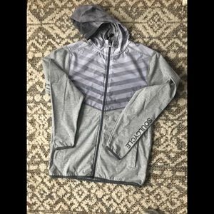 Soulcycle men gray hoodie sweater top size small